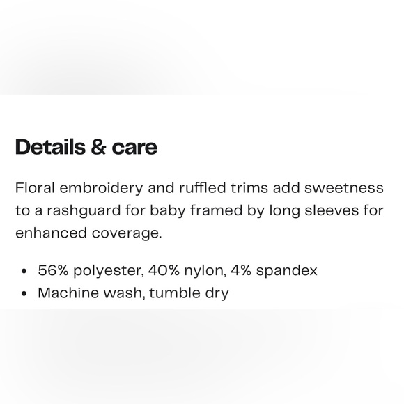 Nicole Miller Swim Rashguard. Size 12 months - Picture 2 of 8